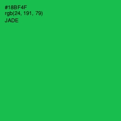 #18BF4F - Jade Color Image