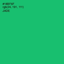 #18BF6F - Jade Color Image