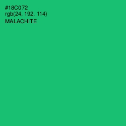 #18C072 - Malachite Color Image
