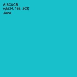 #18C0CB - Java Color Image