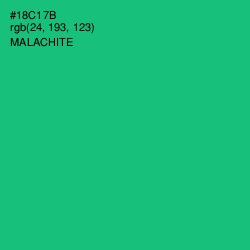 #18C17B - Malachite Color Image