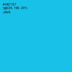 #18C1E7 - Java Color Image