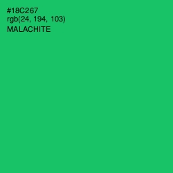 #18C267 - Malachite Color Image