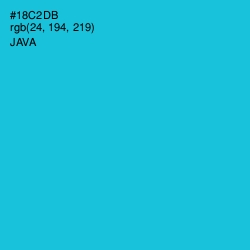 #18C2DB - Java Color Image