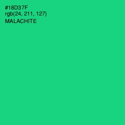#18D37F - Malachite Color Image