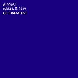 #190081 - Ultramarine Color Image