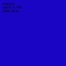 #1905C3 - Dark Blue Color Image