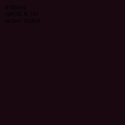 #190810 - Night Rider Color Image