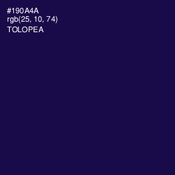 #190A4A - Tolopea Color Image