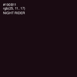 #190B11 - Night Rider Color Image