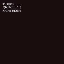 #190D10 - Night Rider Color Image