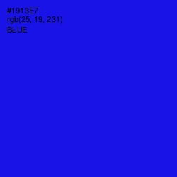 #1913E7 - Blue Color Image