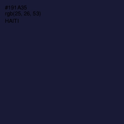 #191A35 - Haiti Color Image