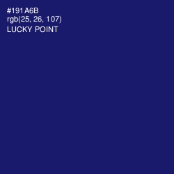 #191A6B - Lucky Point Color Image