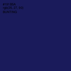 #191B5A - Bunting Color Image