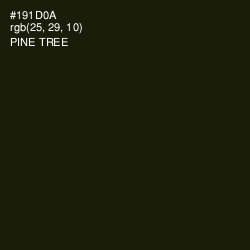 #191D0A - Pine Tree Color Image