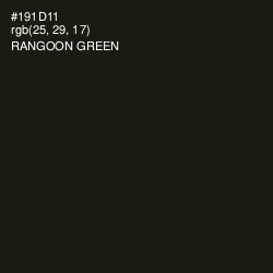 #191D11 - Rangoon Green Color Image