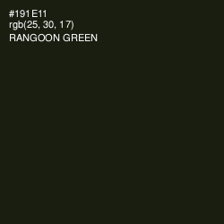 #191E11 - Rangoon Green Color Image