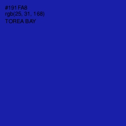 #191FA8 - Torea Bay Color Image