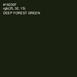 #19200F - Deep Forest Green Color Image