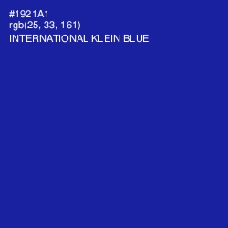 #1921A1 - International Klein Blue Color Image