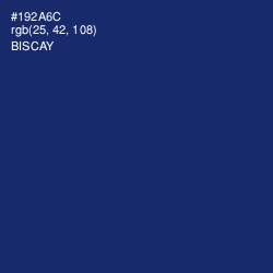 #192A6C - Biscay Color Image