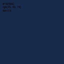 #192B4C - Blue Zodiac Color Image