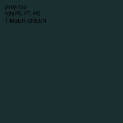 #192F30 - Timber Green Color Image