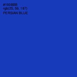 #193BBB - Persian Blue Color Image