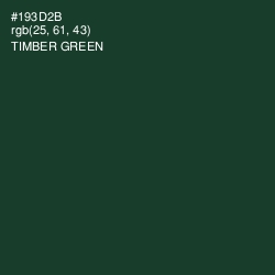 #193D2B - Timber Green Color Image