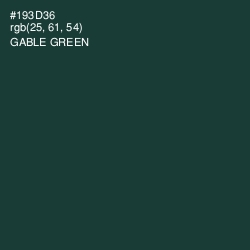 #193D36 - Gable Green Color Image