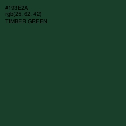 #193E2A - Timber Green Color Image