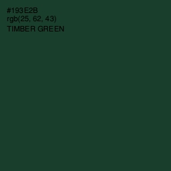 #193E2B - Timber Green Color Image