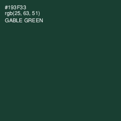 #193F33 - Gable Green Color Image