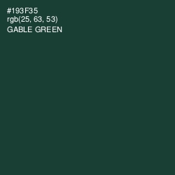 #193F35 - Gable Green Color Image