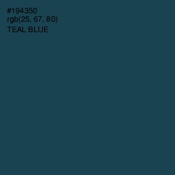 #194350 - Teal Blue Color Image