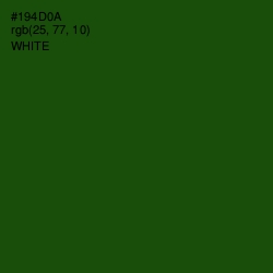 #194D0A - Dark Fern Color Image