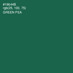 #19644B - Green Pea Color Image