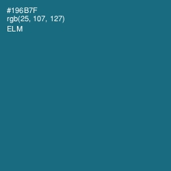 #196B7F - Elm Color Image