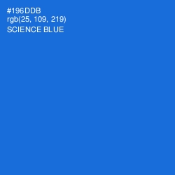 #196DDB - Science Blue Color Image