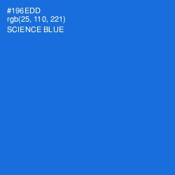 #196EDD - Science Blue Color Image