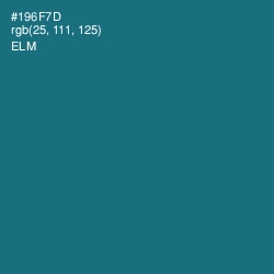 #196F7D - Elm Color Image