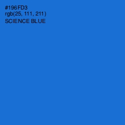 #196FD3 - Science Blue Color Image