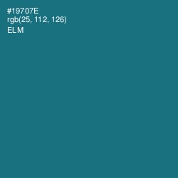 #19707E - Elm Color Image