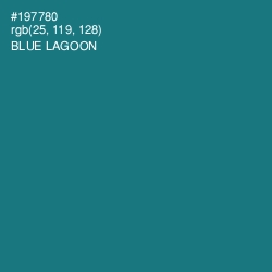 #197780 - Blue Lagoon Color Image