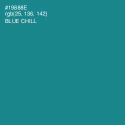 #19888E - Blue Chill Color Image