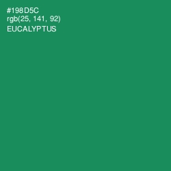 #198D5C - Eucalyptus Color Image