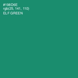 #198D6E - Elf Green Color Image