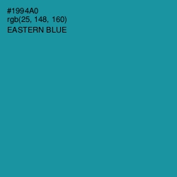 #1994A0 - Eastern Blue Color Image