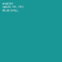 #199797 - Blue Chill Color Image